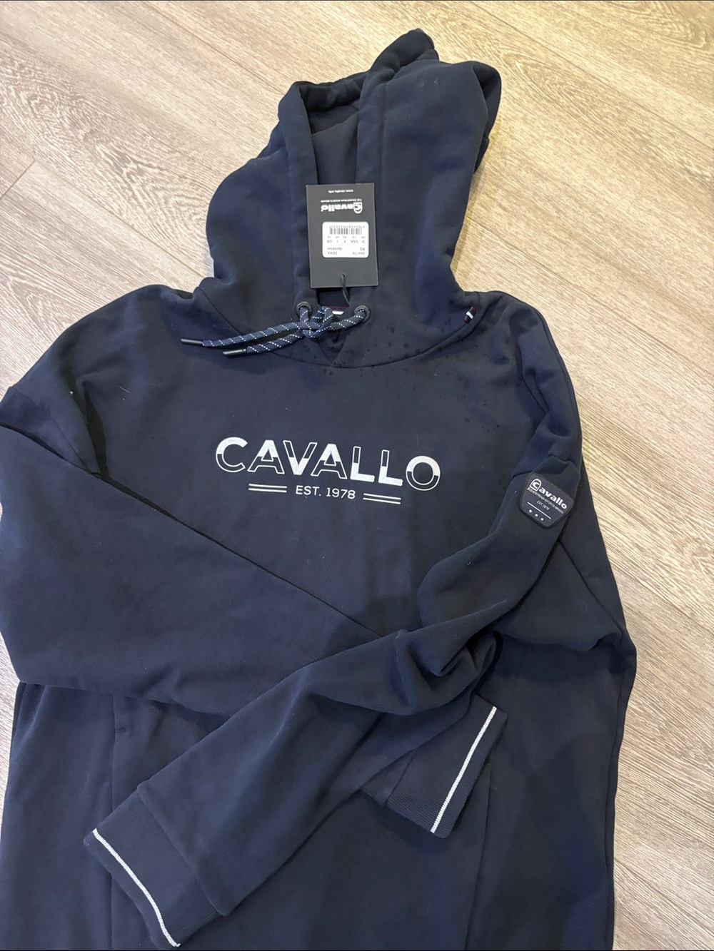 Cavallo  Equestrian Navy Women's Hoodie Sweatshirt
